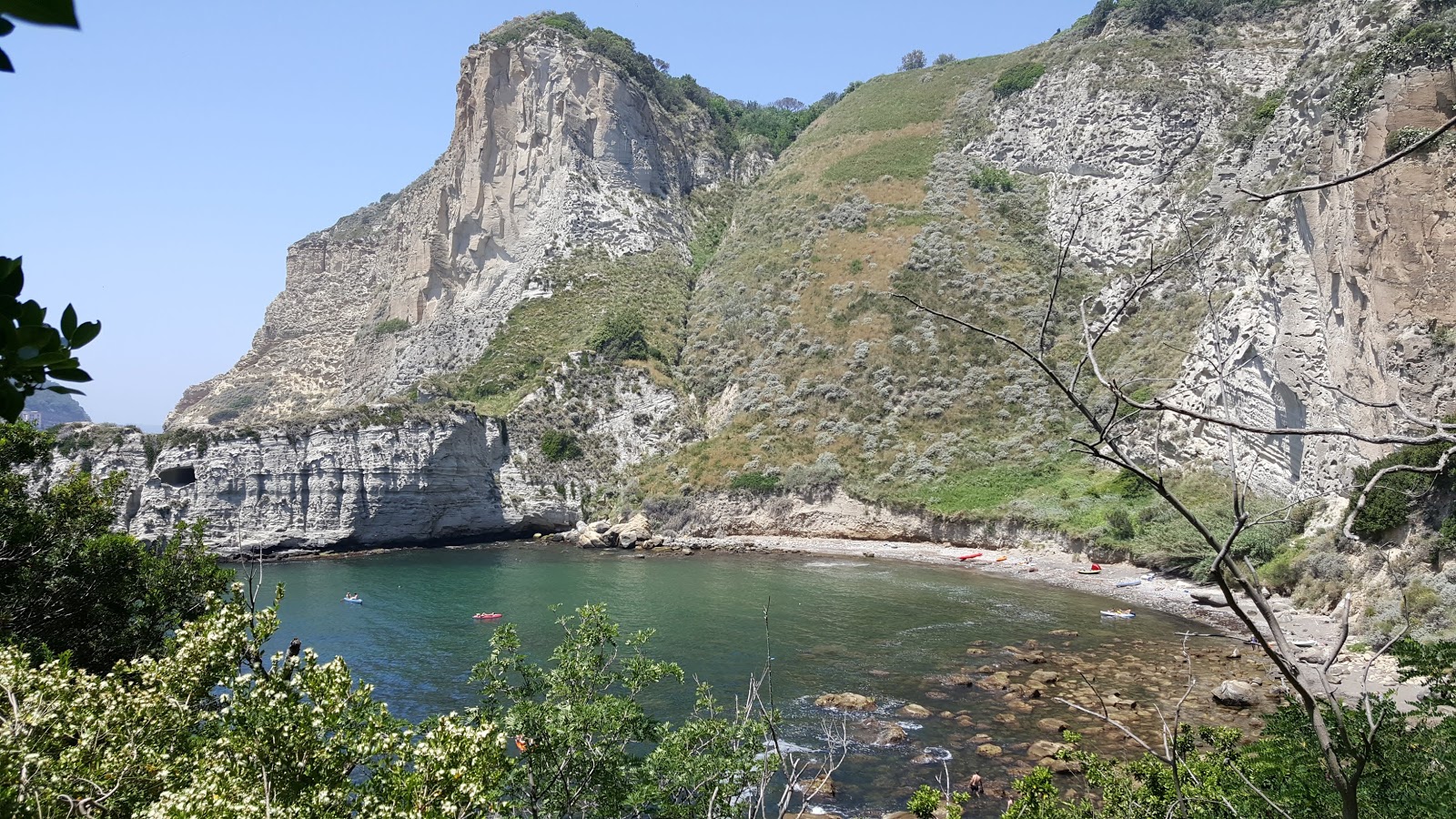 Photo of Baia Trentaremi with gray pebble surface