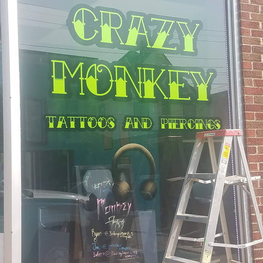 Tattoo Shop «Crazy Monkey Tattoos», reviews and photos, 817 S Westnedge Ave, Kalamazoo, MI 49001, USA