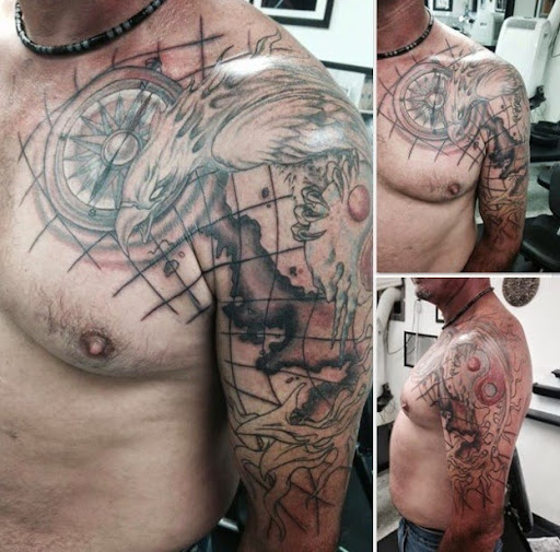 Explore red string of fate tattoo ideas, creative tattoo ideas in Syracuse, available at Reflective Design