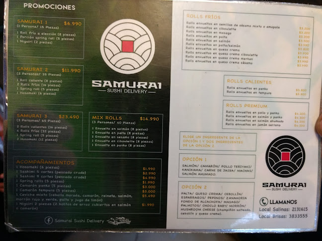 Comentarios y opiniones de Samurai Sushi