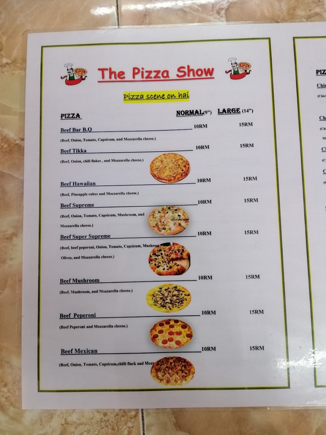 The Pizza Show (Student Pizza)