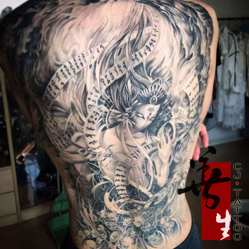 Explore black rose tattoo cover up ideas, creative tattoo ideas in New York, available at CJ Tattoo