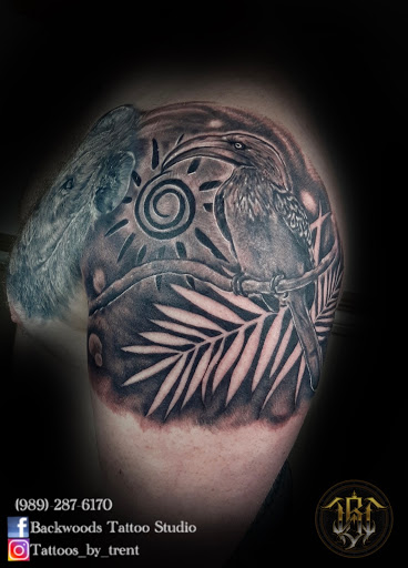 Explore finger tattoo ideas for females, creative tattoo ideas in Lakeview, available at Backwoods Tattoo Studio