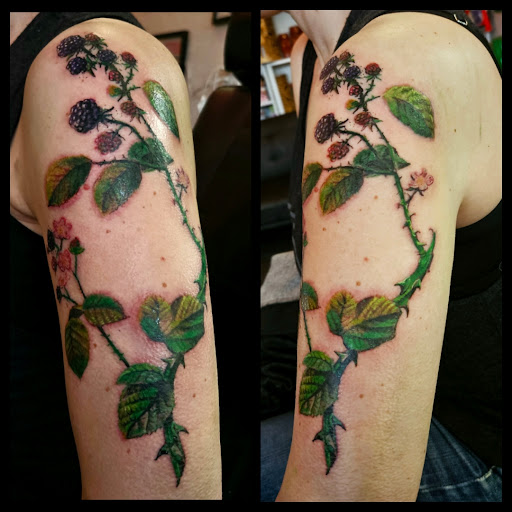 Explore fifth element tattoo ideas, creative tattoo ideas in Toledo, available at Cross Over Tattoo Studio