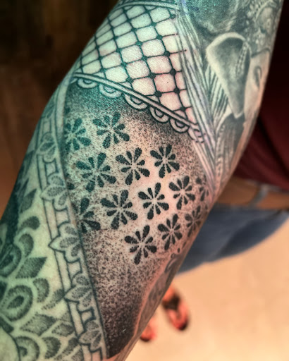 Explore balance tattoo ideas, creative tattoo ideas in Hudson, available at The Bohemian Social Club