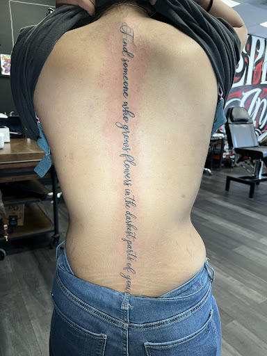 Explore st michael archangel tattoo ideas, creative tattoo ideas in Silver City, available at Independent Ink Tattoo