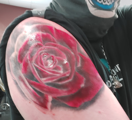 Explore face tattoo ideas, creative tattoo ideas in Saint Petersburg, available at Foolish Pride Tattoo Co.