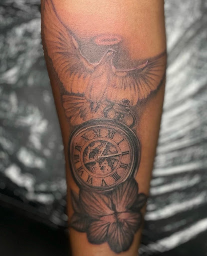 Explore iron tattoo ideas, creative tattoo ideas in Peoria, available at Modern Ink Tattoo