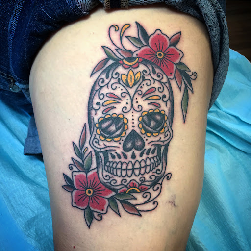 Explore cross tattoos ideas, creative tattoo ideas in Madera, available at Sea Wolf Tattoo