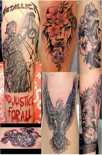 Explore exercise tattoo ideas, creative tattoo ideas in London, available at Distinction Tattoo Studio