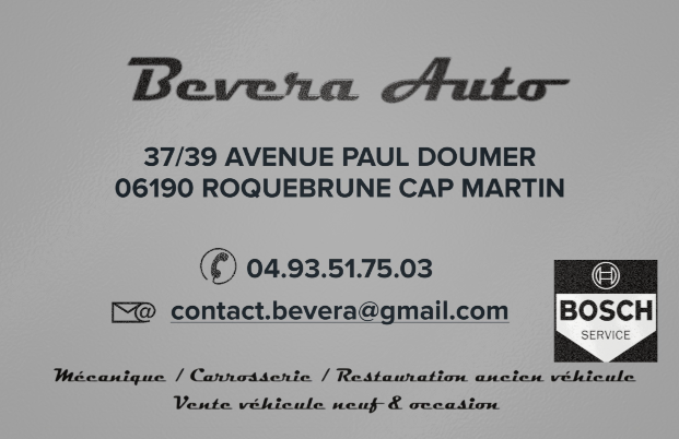 Garage Bévéra - Bosch Car Service à Roquebrune-Cap-Martin (Alpes-Maritimes 06)