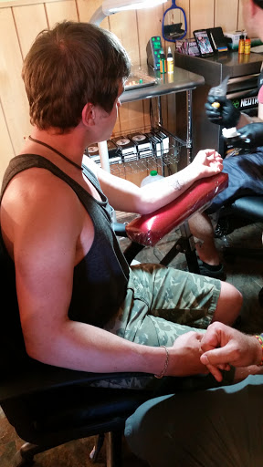 Explore knee tattoo ideas male, creative tattoo ideas in Traverse City, available at Traverse City Tattoo