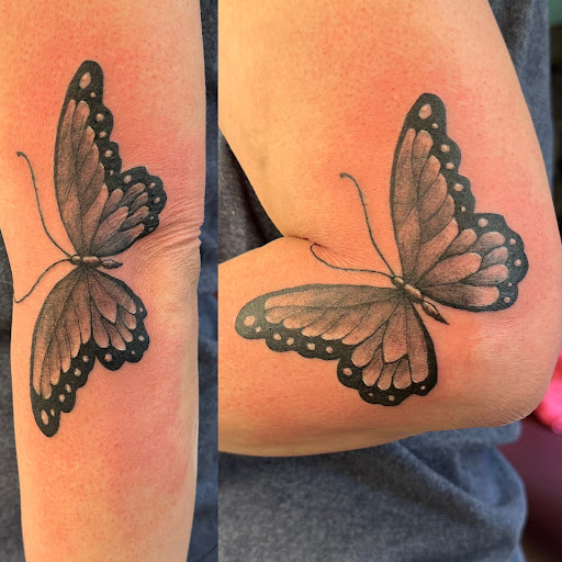 Explore beehive tattoo ideas, creative tattoo ideas in Calumet, available at Tattooing by Big Ben