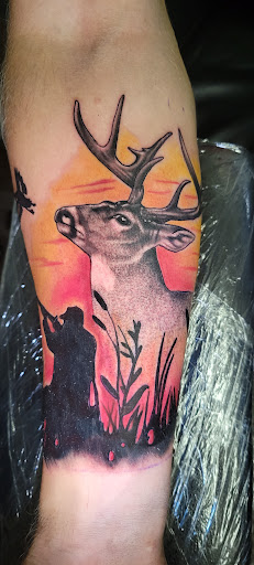 Explore tattoo cover up ideas on neck, creative tattoo ideas in Angola, available at Hoodlum Ink