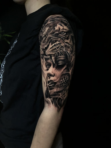 Explore liver tattoo ideas, creative tattoo ideas in Austin, available at Lost Edge Tattoo