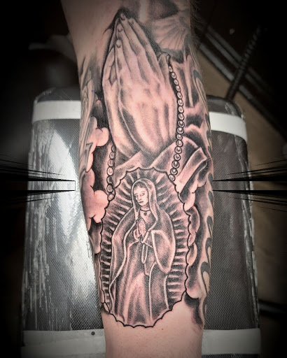 Explore middle of boob tattoo ideas, creative tattoo ideas in Monroe Township, available at Ink Therapy Tattoo