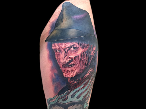 Explore bridge tattoo ideas, creative tattoo ideas in Richmond, available at Loose Screw Tattoo
