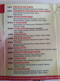 Pizzeria Pizzas du Golfe Sainte-Maxime à Sainte-Maxime - menu / carte