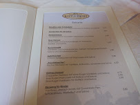 Menu / carte de Landhotel Kistlerwirt à Bad Feilnbach