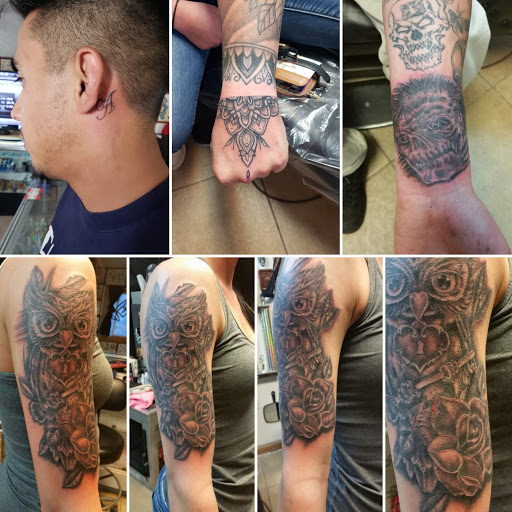 Explore jack and sally tattoo ideas, creative tattoo ideas in Elko, available at Tom Custom Tattoos and Body Piercing Studio