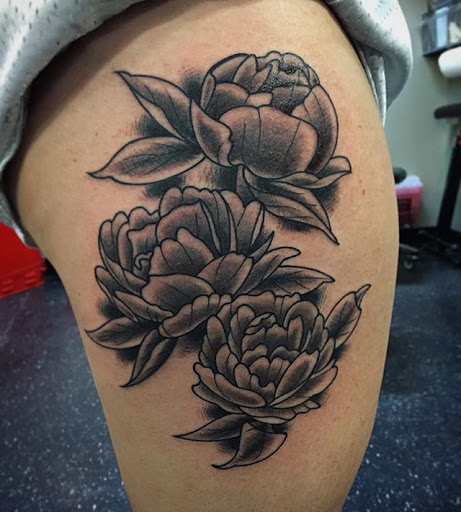 Explore mother and child tattoo ideas, creative tattoo ideas in Dekalb, available at Proton Tattoo