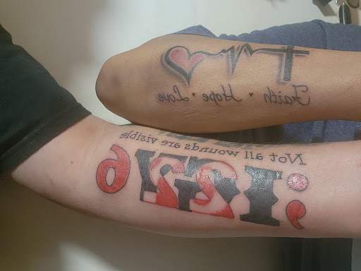 Explore tattoo ideas on calf, creative tattoo ideas in Philadelphia, available at Olde City Tattoo
