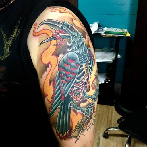 Explore alaska tattoo ideas, creative tattoo ideas in Spring, available at Noble Street Tattoo Parlour