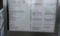 La Péniche à Deauville menu