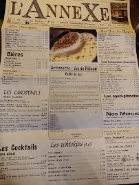 Brasserie L'AnneXe à Chartres menu