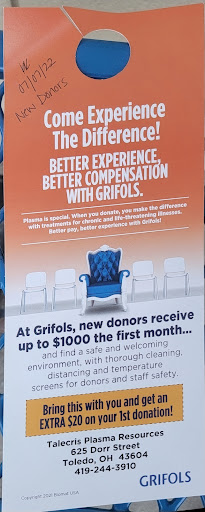 Blood Donation Center «Talecris Plasma Resources», reviews and photos