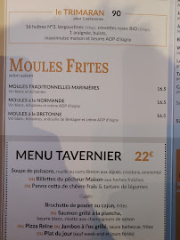 Menu / carte de La Taverne à Rennes