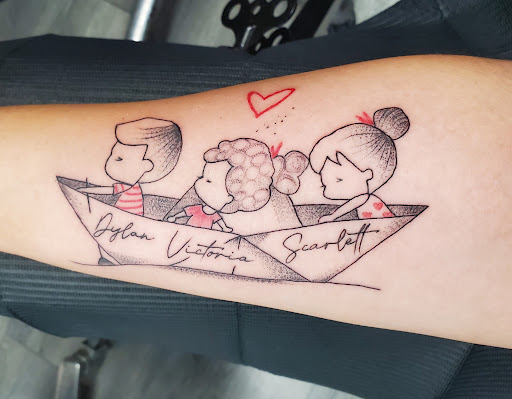 Explore drumming tattoo ideas, creative tattoo ideas in Coachella, available at Ink Devotion Tattoo & Body Piercings