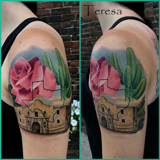 Explore adventure tattoo ideas, creative tattoo ideas in Sanford, available at Venom Ink Tattoo