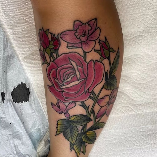 Explore mens quad tattoo ideas, creative tattoo ideas in Dallas, available at Change of Tides Tattoo