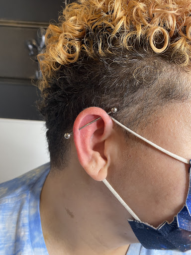 Explore women's thigh tattoo ideas, creative tattoo ideas in Trumbull, available at Karma Piercing