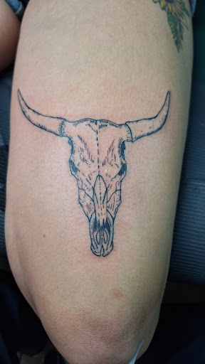 Explore dirtbike tattoo idea, creative tattoo ideas in Alamogordo, available at Art By Nate