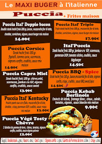 Menu / carte de Burger Casa Fernando&co Le Burger à l'italienne à Simiane-Collongue