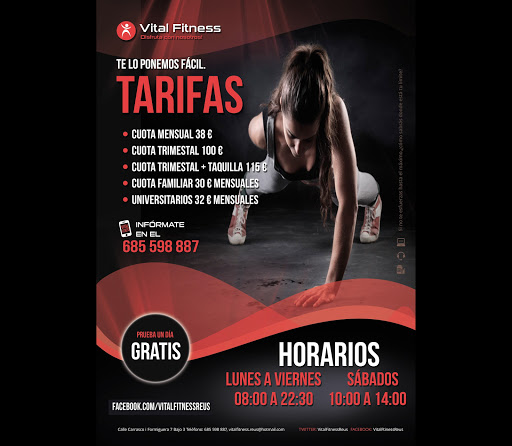 Gimnàs Vital Fitness en Reus, Tarragona
