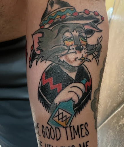 Explore thug tattoo ideas, creative tattoo ideas in Abilene, available at Sacred Art