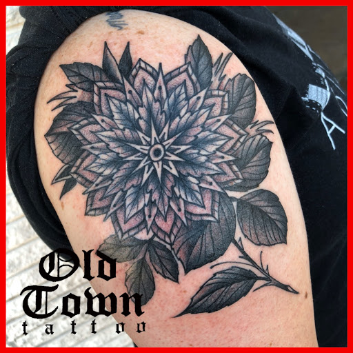 Explore st michael the archangel tattoos ideas, creative tattoo ideas in San Angelo, available at Old Town Tattoo