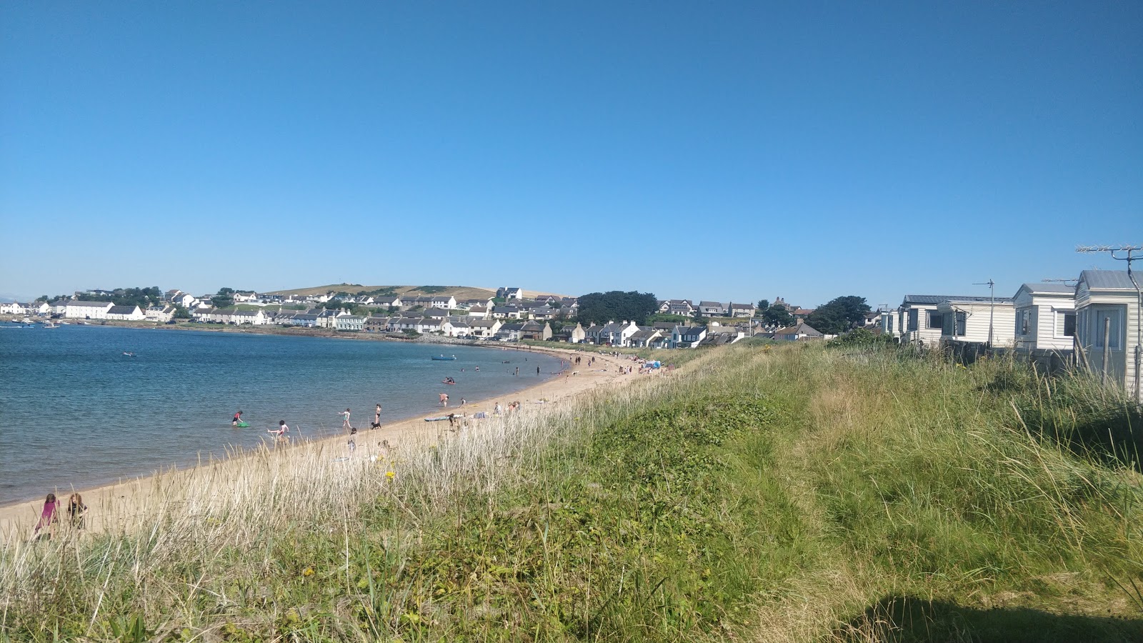 Foto di Portmahomack Beach e l'insediamento