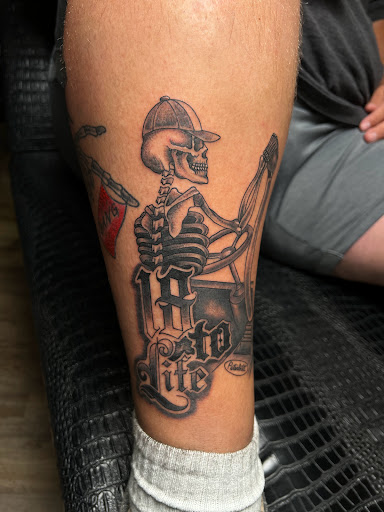 Explore sexy tattoo ideas for men, creative tattoo ideas in Ozark, available at ChrisPeckTattoos