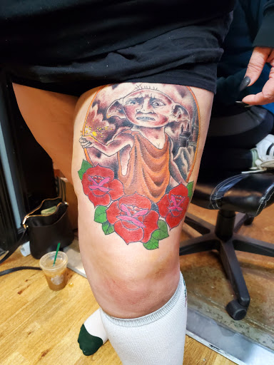 Explore violet tattoo ideas, creative tattoo ideas in Bakersfield, available at True grit tattoo company