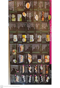 Menu / carte de Wok Sushi à Sevran