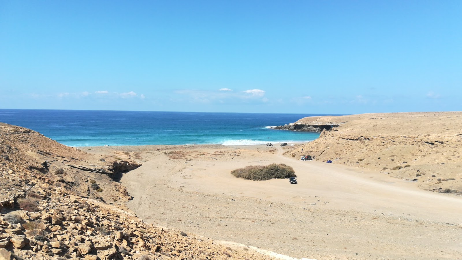 Zdjęcie Playa De Garcey z powierzchnią jasny piasek