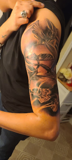 Explore roman tattoo ideas, creative tattoo ideas in San Antonio, available at Pleasant Dreams Co Tattoo Studio llc