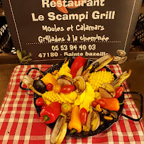 Scampi Grill Restaurant chez HILAIRE depuis 1967 à Sainte-Bazeille carte