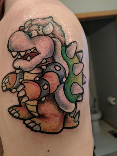 Explore sleeve mens tattoo ideas, creative tattoo ideas in Spokane, available at Platinum Rose Tattoo Studio