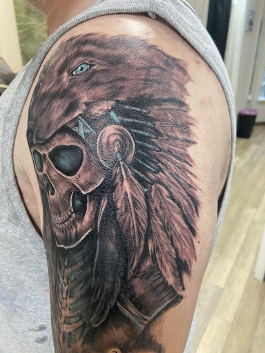 Explore tattoo ideas for firefighters, creative tattoo ideas in Kingsland, available at These Colors Dont Run Tattoo & Piercing