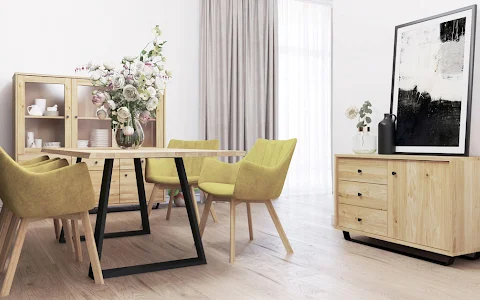Woodica meble drewniane dębowe i sosnowe - stoły krzesła łóżka szafy komody image